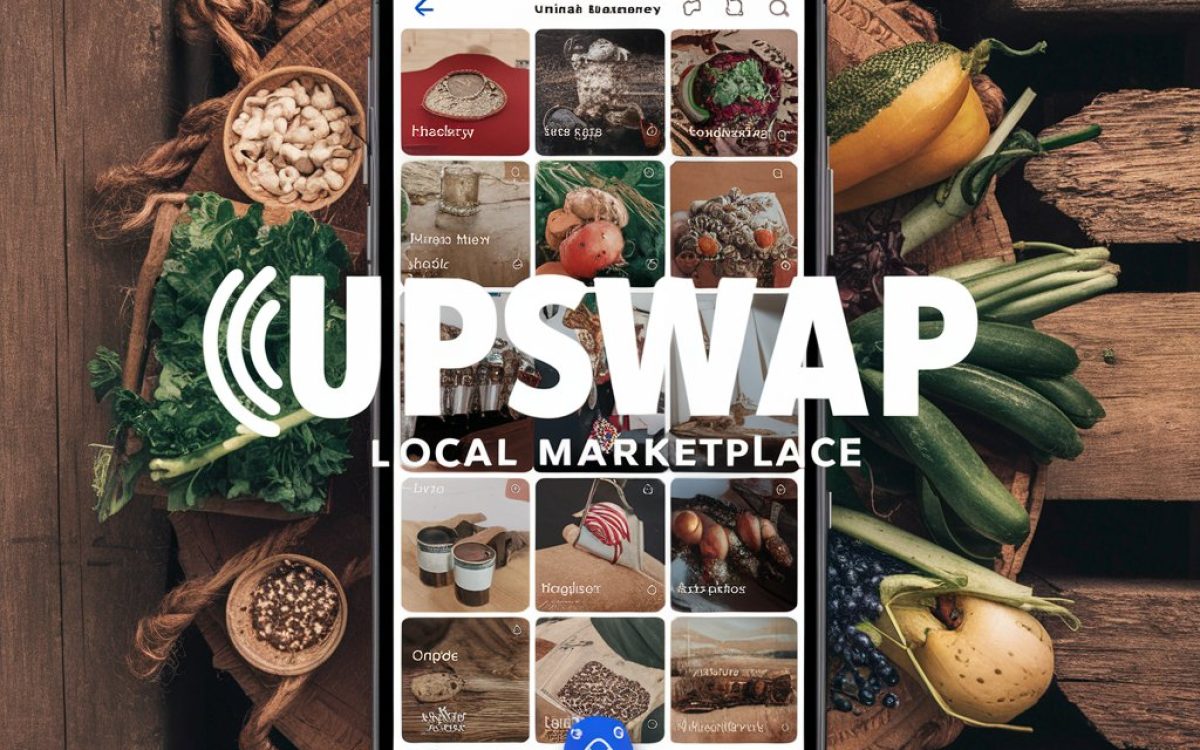 UpSwap local marketplace app - Shop for unique products, connect with your community, and support local businesses